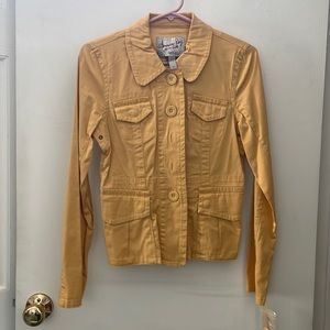 [LAST ACT] AMERICAN RAG JUNIOR GIRLS S UTILITY JACKET YELLOW